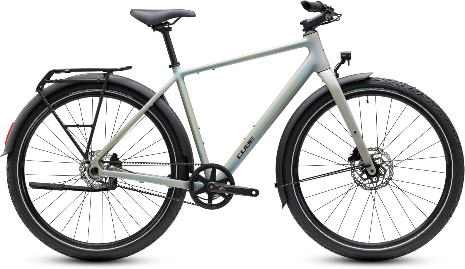 a1 Vélo urbain Cube Editor ONE FE 2027, courroie Gates, freins hydrauliques – Image 1